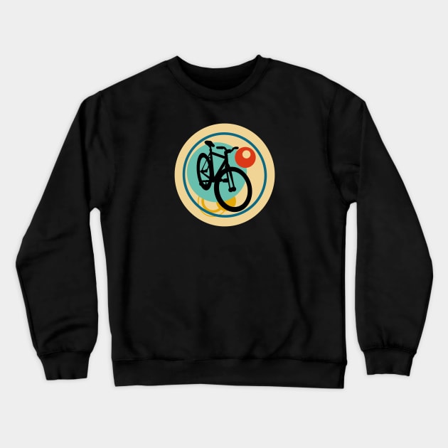 Flat Bar Fixie Crewneck Sweatshirt by Crooked Skull